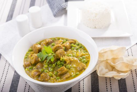 Curried Sausages (GF) - RETRO RECIPE