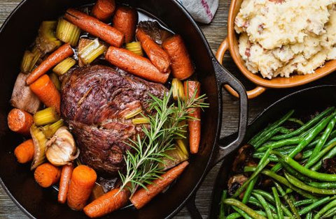 Beef Pot Roast (GF) (DF) - DELIGHTFULLY DIFFERENT VEGETABLE MIX