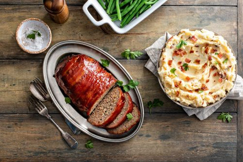 Baked Potato Ip Meatloaf And Potatoes Pressure Cooker Meatloaf And