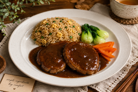 Chinese Braised Pork - EGG FRIED RICE!