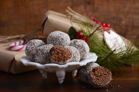 Rum Balls (Packet of 6) (Veg) - HAND MADE! FESTIVE SPECIAL!