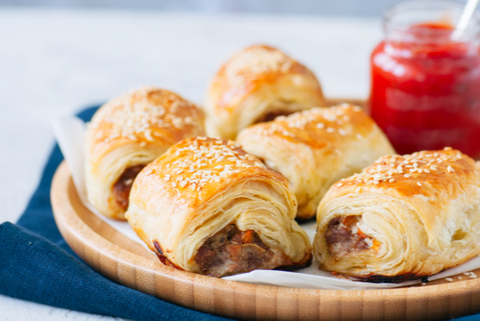 Beef Sausage Rolls (DF) - SNACKS!