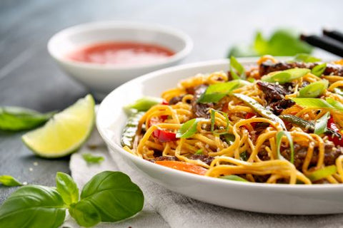 Teriyaki Ground Beef - UDON NOODLES